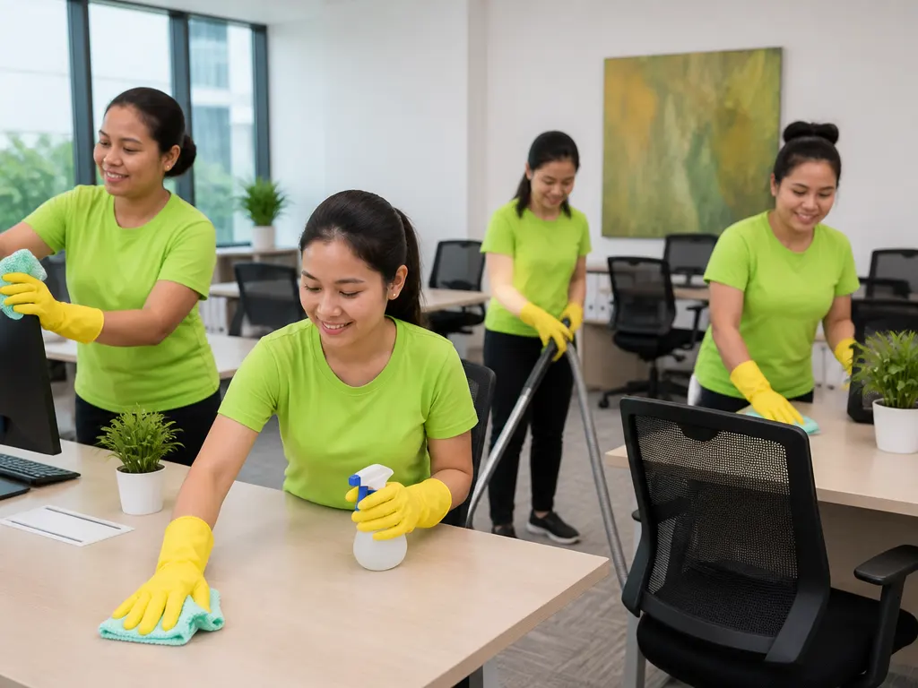 cleaning work
