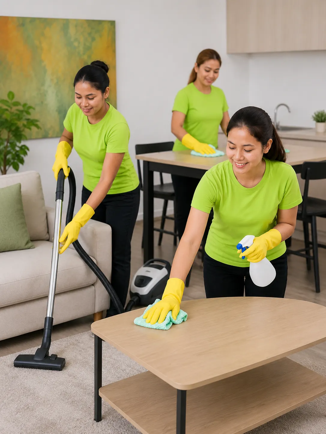 Placeholder for PROSTAR HOUSEKEEPING team cleaning an office